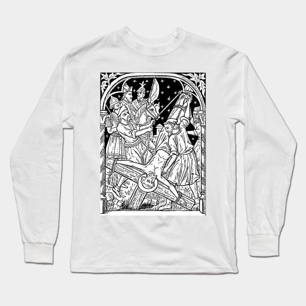 Martyrdom of St Peter Long Sleeve T-Shirt by DeoGratias